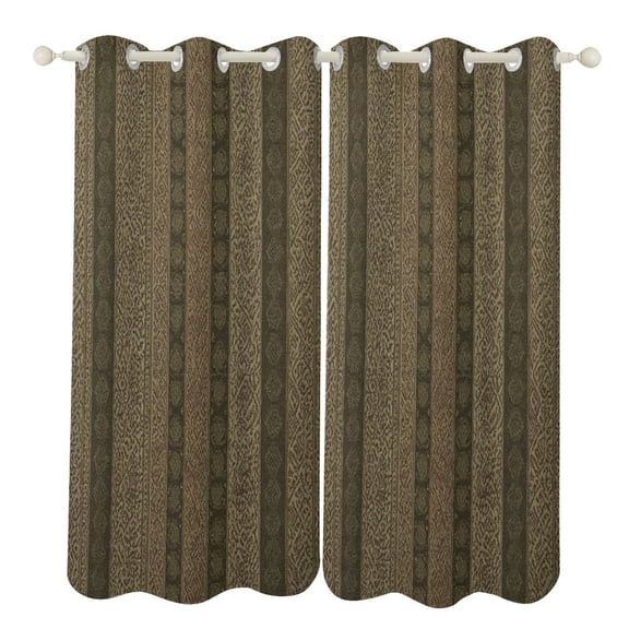 Bohemia 2 Panels Blackout Curtains for Bedroom Living Room Drapes Kitchen Room Window Blackout Curtain Grommet