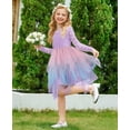 thumbnail image 6 of Arshiner Flower Girl Dress Toddler Contrast Lace Tutu Irregular Tulle Wedding Birthday Party Dresses, 6 of 6