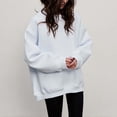 thumbnail image 2 of Timegard Sweat-Shirt Surdimensionné pour Femmes Col Rond Épaule Tombante Pull Automne Hiver Basique Décontracté, 2 of 9
