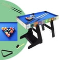 thumbnail image 6 of OYE 4FT Folding Muliti Sports Game Table, Combo Game Table -Pool Snooker Table, Air Hockey Table,Table Tennis Table,Football Table with Parts Storage Box (4 in 1 Game Table), 6 of 7