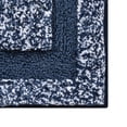 thumbnail image 5 of VCNY Home Heathered Hotel 2-Piece Microfiber Bath Rug Set, Navy/White, 5 of 5