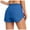 Blue, variant on Augper Women's Fashion Casual Shorts With Pockets High Waisted Swimsuit Bathing Shorts Pants