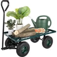 thumbnail image 6 of Pure Garden Wagon Cart with 650lb Capacity and Removable Sides (Green), 6 of 6