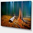thumbnail image 2 of Forêt Bleue par Matin Brumeux - Impression sur Toile Paysage, 2 of 4