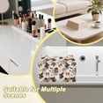thumbnail image 5 of Bulopur Halloween Spider Web Bow Tissue Box Cover PU Leather Decorative Tissue Holder for Bathroom Vanity Bedroom Car Interior Cute Spooky Decor, 5 of 7