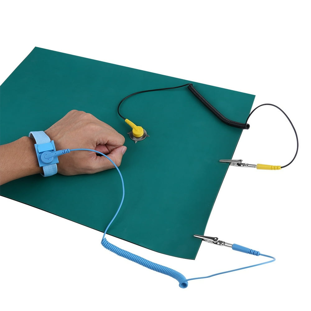 Mgaxyff Anti Static Mat,Electrostatic Discharge AntiStatic Wrist Strap