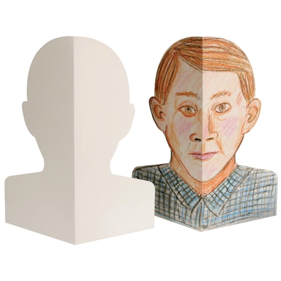 Roylco Stand Up Self Portrait Kit, Pack of 40