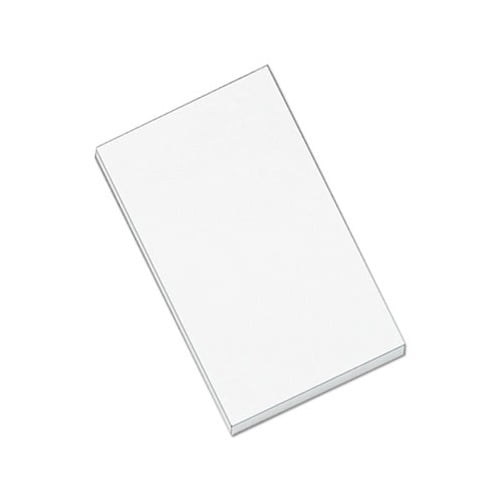 Scratch Pads Unruled, 3 x 5, White, 100 Sheets, 12/Pack