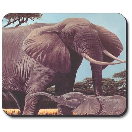 Art Plates Mouse Pad - Elephants price history on PriceWatchPro