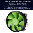 thumbnail image 4 of ventiladores de CPU Lanshuo 3 Pin Case Cooling CPU Cooler Fan Radiador para Intel/AMD/X79 X99 2011 JShteea Nuevo, 4 of 6