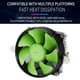 thumbnail image 4 of Lanshuo Pure Aluminio PC Case CPU Cooler Fan para X79 X99 2011 (sin luz), 4 of 8