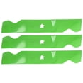 thumbnail image 2 of LawnRAZOR Notched High Lift Blade Set for 54 inch Husqvarna 532187256 3 Pack 810-CBL2227D, 2 of 7