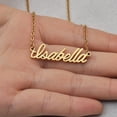 thumbnail image 3 of Isabella Name Pendant Chain Necklace Stainless Steel Jewelry Valentine Gift, 3 of 3