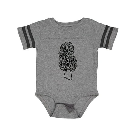 

Inktastic Mushroom Hunting Big Morel Gift Baby Boy or Baby Girl Bodysuit