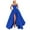 Blue, variant on Satin Prom Dresses for Women Sleeveless Strapless Slit Zip Back A Line Maxi Dress Evening Ball Gown Wedding Guest Dress