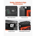 thumbnail image 6 of 12 Volt 6Ah LiFePO4 Lithium Motorcycle Battery Pre Charged Maintenance Free High Performance Compatible with ATV Jet Ski Scooter UTV, 6 of 6