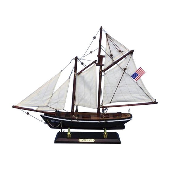 Hampton Nautical America Sailboat, 16"