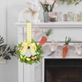 thumbnail image 5 of Easter Wreaths With Lights Small Wreaths For Front Door Kitchen Cabinet Artificial Egg Sign With Lights Ribbon Bow For Window Table Farmhouse Decor, 5 of 9