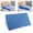 Blue, variant on Bxaolu Knee Wedge Pillow, Foam Leg Pillow Knee Pillow for Back Sleeping, Wedge Pillows for Legs, Triangle Pillow for Knee Support, Leg Elevation, Knees Hip Back Pain Relief, Blue