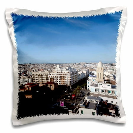 3dRose Tunisia, Tunis, Place de LIndependence-AF47 WBI0086 - Walter Bibikow - Pillow Case, 16 by (Best Places In Tunisia)