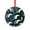 Pattern-1, variant on Horse Christmas Pattern I Love Pink Ornament Horse Gifts for Women Round Glass Hanging Ornament Holiday Ornaments Decoration for Home
