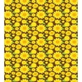 thumbnail image 3 of Ambesonne Sunflower Duvet Cover Set, Simple Cartoon Flowers, 2-Calking, Yellow Brown, 3 of 7