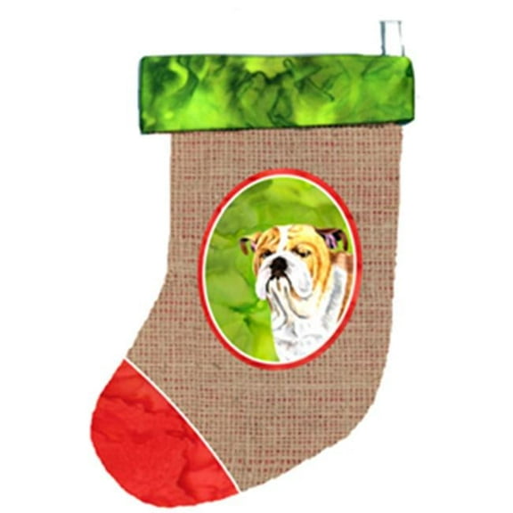 Bulldog English Christmas Stocking