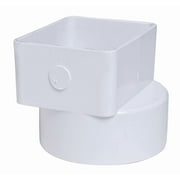 Adptrdnsptflush 3X4X4Pvc By Plastic Trends Mfrpartno P1926