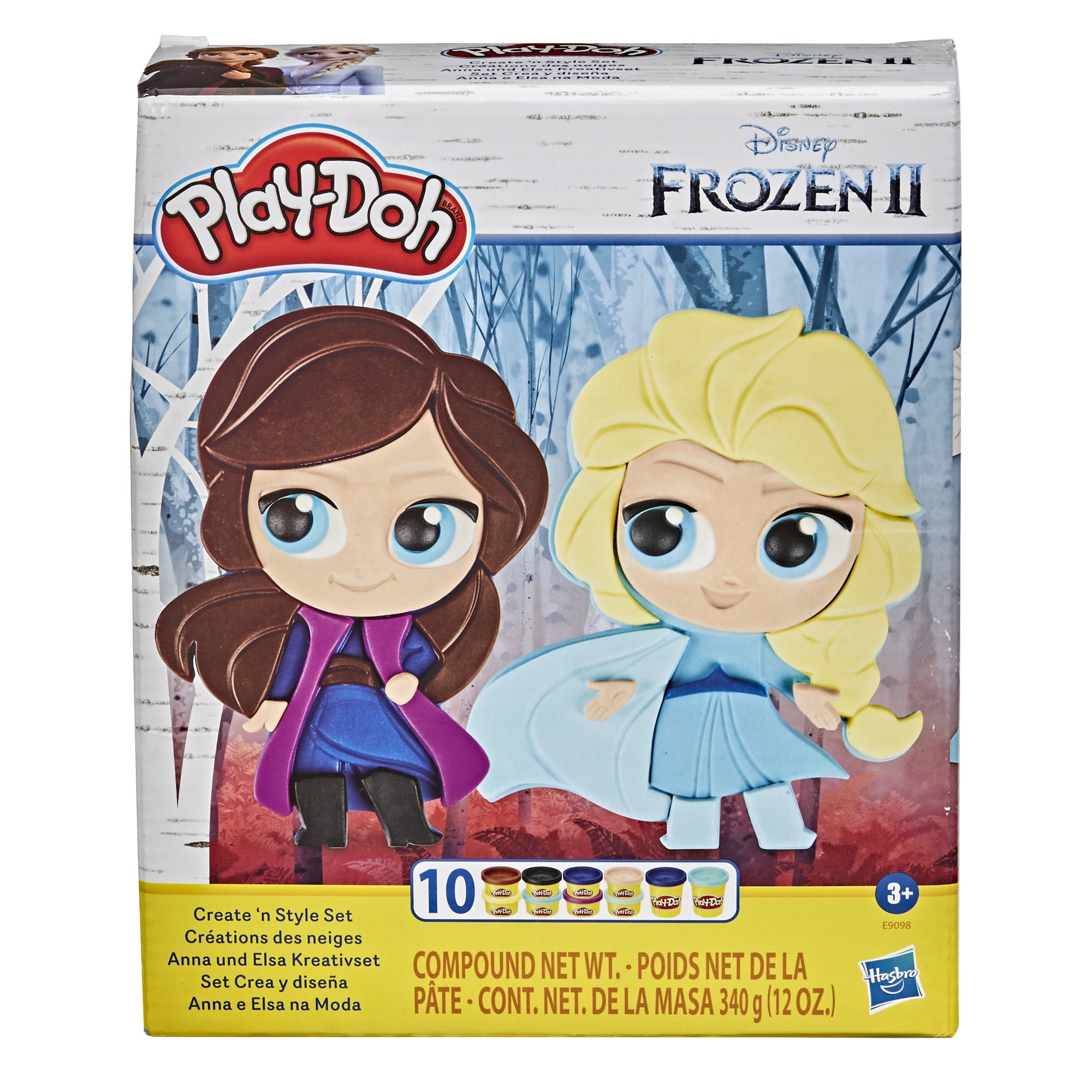 Play-Doh Mysteries Disney Frozen 2 Snow Globe Playset Surprise Toy with 5 Non-T 