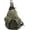 Green, variant on Hubertus Classic German One Strap 15 Backpack - Green, Superior 100% Organic Loden Wool, 19” X 17” X 6” (Grey, 16” X 11” X 5")