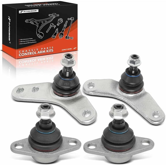 A-Premium Front Lower Ball Joints Compatible with Mini Cooper 2002 2003 2004 2005 2006 2007 2008 1.6L 4-PC Set