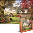 thumbnail image 3 of EuroGraphics Old Pumpkin Farm Jigsaw Puzzle, 1000 Pieces – Autumn Harvest Artwork, 3 of 4