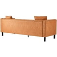 thumbnail image 5 of 81'' Modern Sofa Couches for Living Room, 3 Seater Sofa with Deep Seats and 2 Pillows, Button Tufted Leather Couch for Apartment | Office, 5 of 6