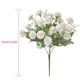 thumbnail image 2 of Flor de clavel artificial oficina en casa decoración floral banquete de boda tela de seda ramo de flores falsas, blanco 4 Piezas Yuarrent HA6616-03B*4, 2 of 5