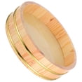 thumbnail image 3 of FELTECHELECTR Recipiente japonés de madera para mezclar arroz y sushi, cubo de madera para arroz, recipiente tradicional para preparar sushi en restaurantes, 26 cm, 3 of 7