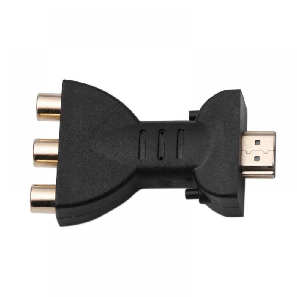 HDMI To 3 RCA Video Audio Converter HDMI To AV Video Adapter Gold-plated Converter For Signal Transfer