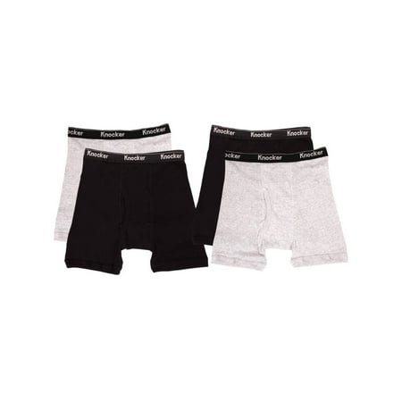 - Knocker Men's 4 Pack of Boxer Briefs Underwear