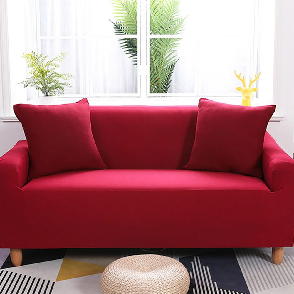 14 Color Sofa Cover Slipcover Polyester Spandex Stretch Solid Cushion Cover Case 