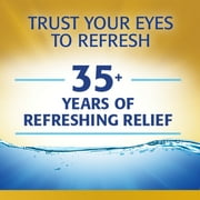 (4 pack) Refresh Optive Mega-3 Lubricant Eye Drops Preservative-Free Artificial Tears, 0.4 ml, 30 Count