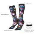 thumbnail image 4 of Honeii Cat Icecream Print Long Socks,Novelty Design Socks Gift for Men and Women,Crew Socks,Calf Socks, 4 of 6
