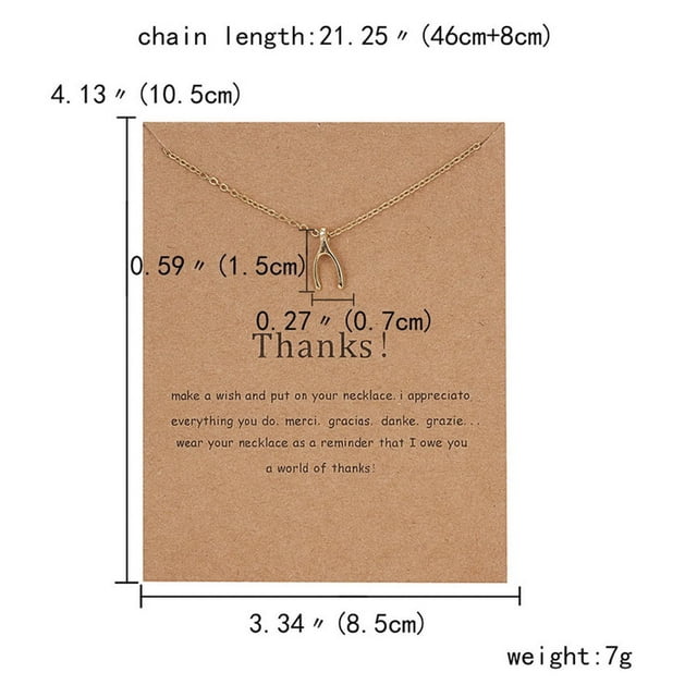 Paper Card Snowflake Happy Adjustable Alloy Necklace Pendant Clavicle Chain