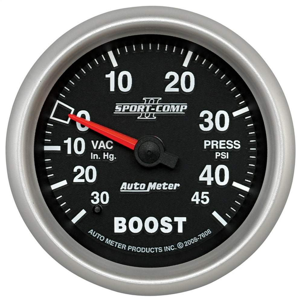 AutoMeter 7608 II Mechanical Boost/Vacuum Gauge Walmart