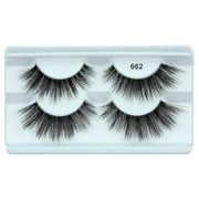Salon Perfect Extension Seeker C-Curl False Eyelashes, Black, 662, 2 Pairs