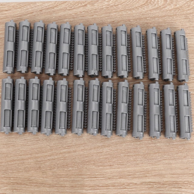 Fdit Perm Rods Tool, Hair Styling Tool ,25pcs Hair Perm Rods Rollers Clips Curler Clamp Hair Styling Tool for Hair Salon