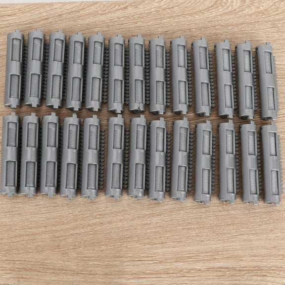 Tebru Perm Rods, Hair Styling Tool ,25pcs Hair Perm Rods Rollers Clips Curler Clamp Hair Styling Tool for Hair Salon