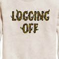 thumbnail image 3 of Instant Message - Logging Off - Toddler & Youth Crewneck Fleece Sweatshirt, 3 of 6