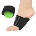thumbnail image 1 of 1 Pair Foot Arch Support Plantar Cushion Fasciitis Aid Pain Relief Fallen Arches Heel, 1 of 7