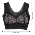 thumbnail image 2 of unbranded Bralette Sin De Encaje Negro Para Mujer Con Material Nylon Y Chinlon Transpirable Y Sin Costuras, 2 of 6