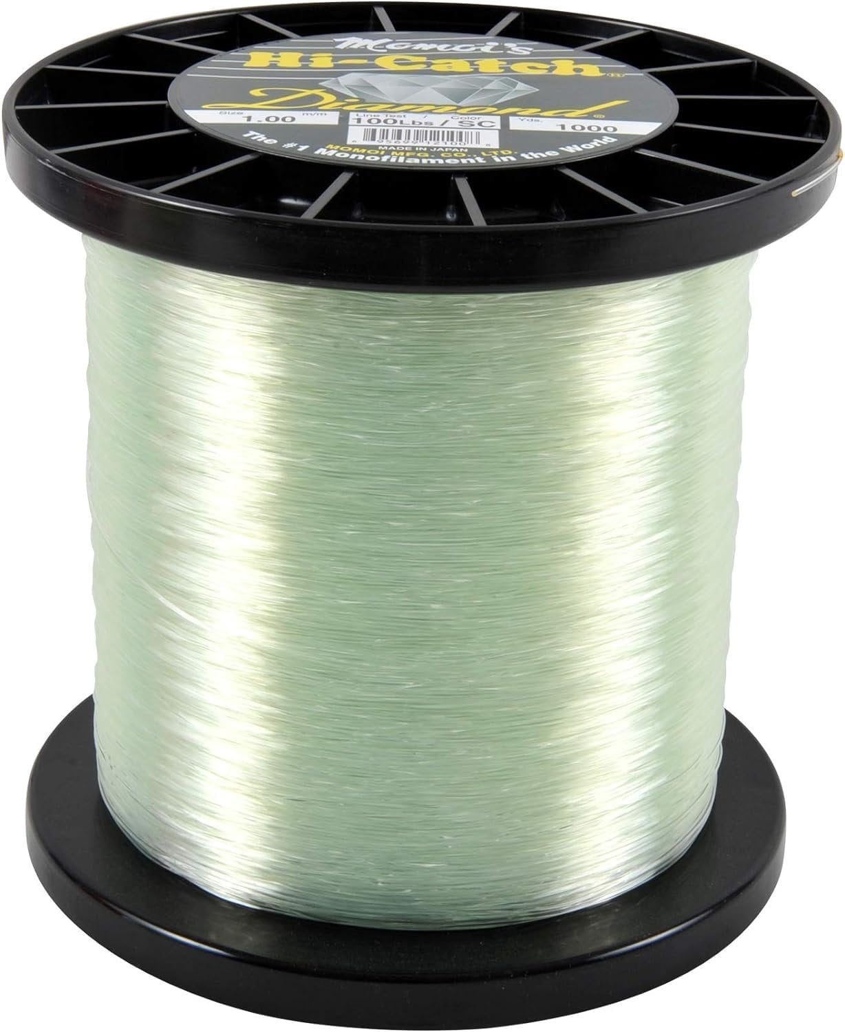 Momoi 11130 Hi-Catch Diamond Mono Line, 130lb, 1000yd, Brilliant Blue