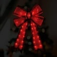 thumbnail image 1 of Arcs de Noël Rouges avec Lumières LED, Couronne de Décoration d'Arbre de Noël Arc Lumièretopper pour Décoration de Noël Intérieure Extérieure, 1 of 5